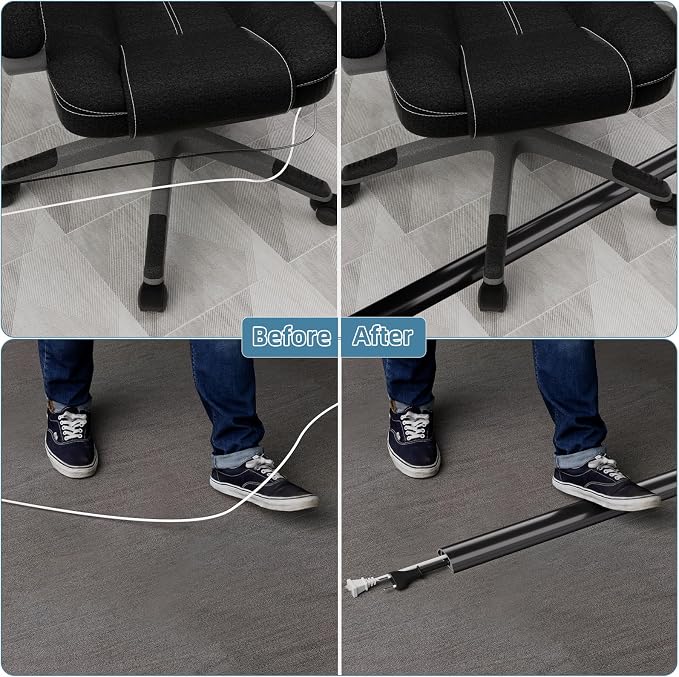 6ft Side Buckle Floor Cord Cover - Image 6