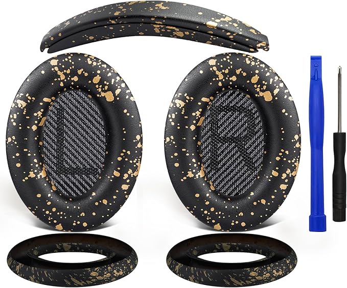 SOULWIT Ear Pads Cushions + Headband + Silicone Earpads Cover Protector by SOULWIT