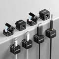 8 Pack Magnetic Cable Clips for Desk, Strong Adhesive Cord Organizer for Cable by Unknown