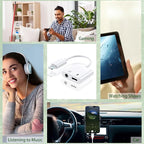 3 Pack Lightning to 3.5mm Headphone Jack Adapter, 2 in 1 Dongle Adapter Aux - Image 6