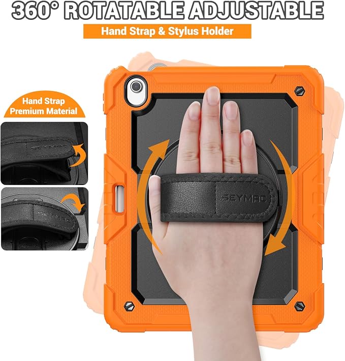 SEYMAC for iPad Air 13 Inch Case M3 2025/ M2 2024, Heavy Duty Shockproof - Image 3