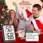 Antonki Room Thermometer, Digital Small Hygrometer Indoor Thermometer Humidity - Image 7