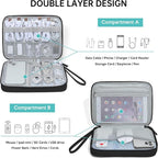 CILLA Electronics Organizer Travel, Travel Cord Organizer Case, Compact - Image 3