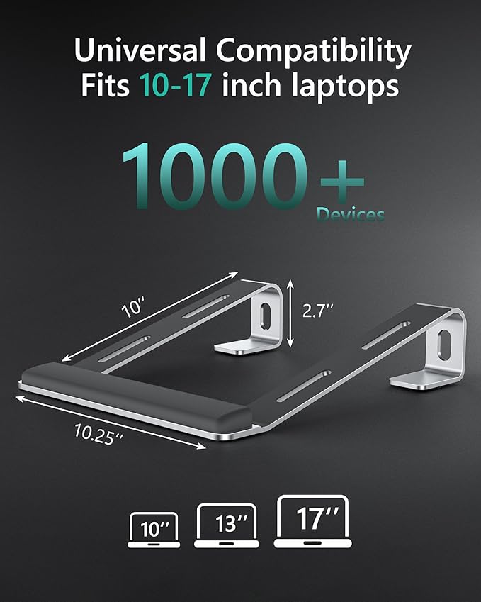 Aluminum Laptop Stand, Notebook Stand - Image 5