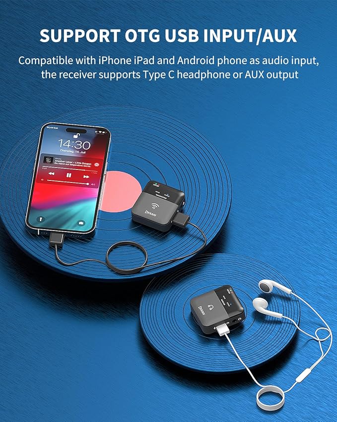 2.4GHz Wireless in Ear Monitor System, 24Bit/48K Mono Stereo Wireless IEM System - Image 2