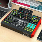 Audio Mixer, Sound Board for Pc/Phone Live Streaming Singing Gaming, Sound by tenlamp