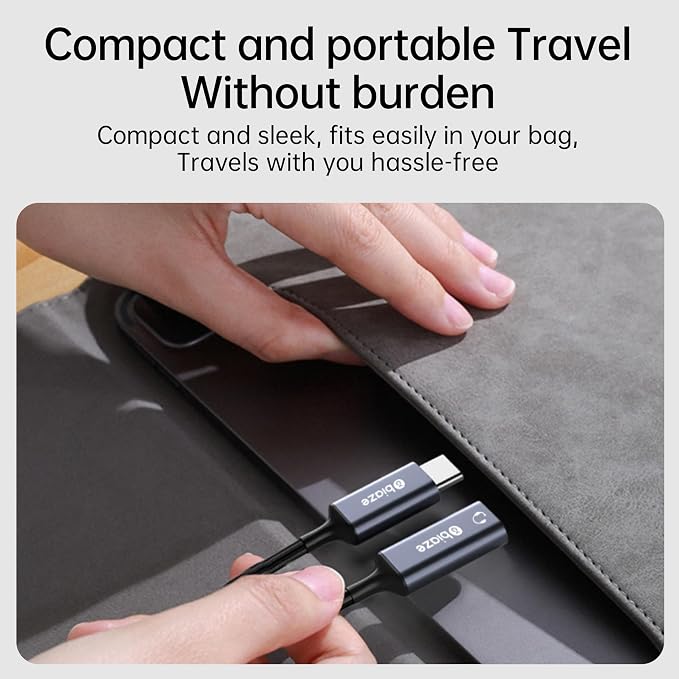 USB C to Lightning Audio Adapter, USB Type C Male to Lightning Female Headphone - Image 6