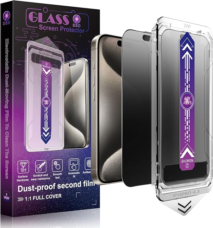 2 Pack Matte Privacy Screen Protector by SHANG+PIN+JIA