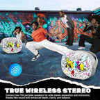 W-KING Portable Loud Speakers Bluetooth Wireless, T8II 96W Peak Powerful - Image 4