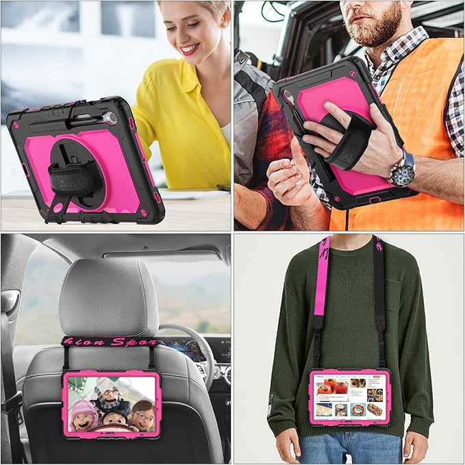 SEYMAC stock Case for Samsung Galaxy Tab S10 FE / S9 / S9 FE 5G Tablet Case - Image 5