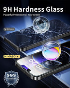 NIMASO for iPhone 16e/13 Pro/13/14 Screen Protector, 2 Pack Anti Blue Light - Image 6