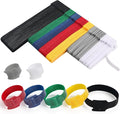 200 PCS Cable Ties Reusable 4+6+8inch Multi-Colour Cord Organizer by VZZNN