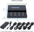 StarTech.com Standalone 1 to 7 USB Flash Drive Duplicator/Cloner / Eraser - Image 5