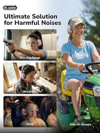 Dr.meter Noise Reduction Ear Muffs, Ear Protection Noise Cancelling Headphones - Image 5