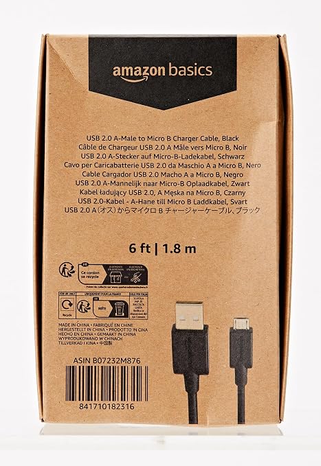 Amazon Basics USB-A to Micro USB Charging Cable, 480Mbps Transfer Speed - Image 8