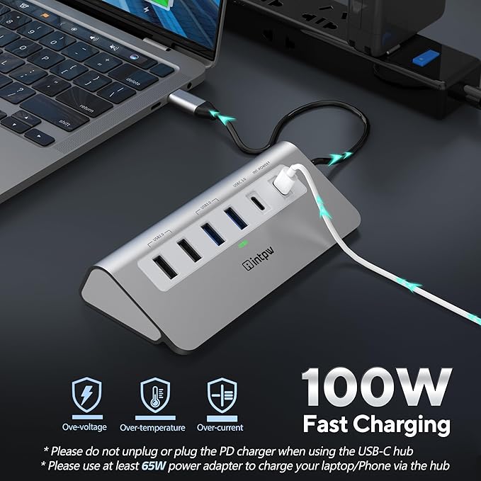 USB C Hub, 9-in-1 Laptop Docking Station - Image 6