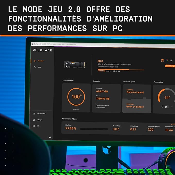 WD_BLACK 8TB SN850X NVMe Internal Gaming SSD Solid State Drive - Image 5