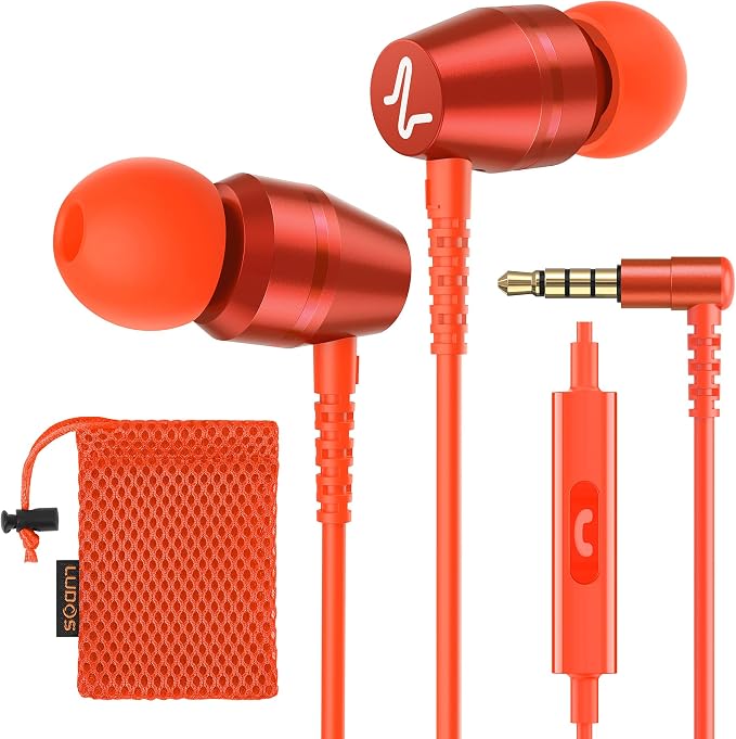 LUDOS OMNITONE Wired Earbuds in-Ear Headphones, 5 Year Warranty, Earphones by Ludos