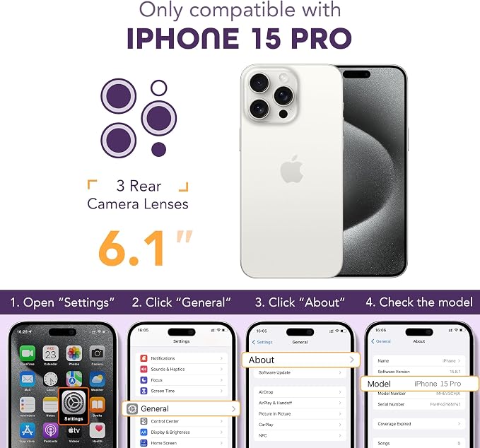 Magnetic for iPhone 15 Pro Case, Compatible - Image 8