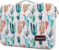 Canvaslove Cactus Corner and Bottom Rebound Bubble Cushioned Laptop Sleeve Bag by Canvaslove