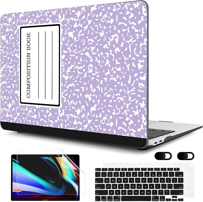 MEEgoodo for MacBook Air 13 inch Case 2021 2020 2019 Released A2337 M1 A2179 by MEEgoodo