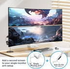 AVLT Single 57 Inch Heavy Duty Monitor Arm Add-On Kit - Image 5