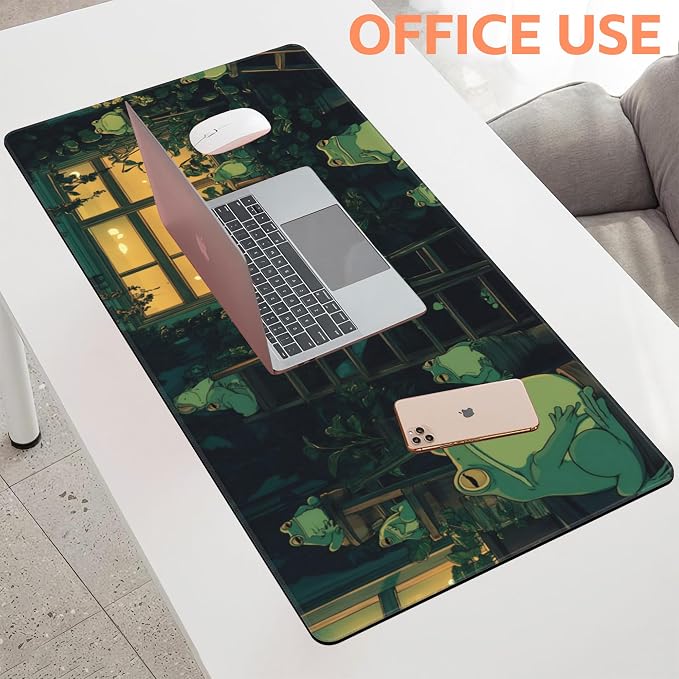 Mouse Pad Large Cute Frogs Non-Slip Game Desk Mat - Image 5