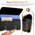BECPLT Nylon Belt Holster Case Cell Phone Pouch Belt Holder Phone Holster Cover - Image 4