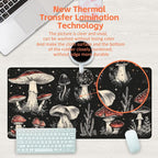Psychedelic Mushrooms Desk Mat, Large Gaming Mouse Pad, 31.5"x15.7", Extended - Image 4