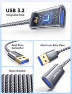 USB 3.0 Extension Cable 6.6FT, JSAUX USB A Male to Female Extension Cord - Image 4