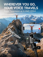 SYNCO Wireless Lavalier Microphone, G2 2.4G Dual Transmitter 48KHz 24Bit Lapel - Image 3