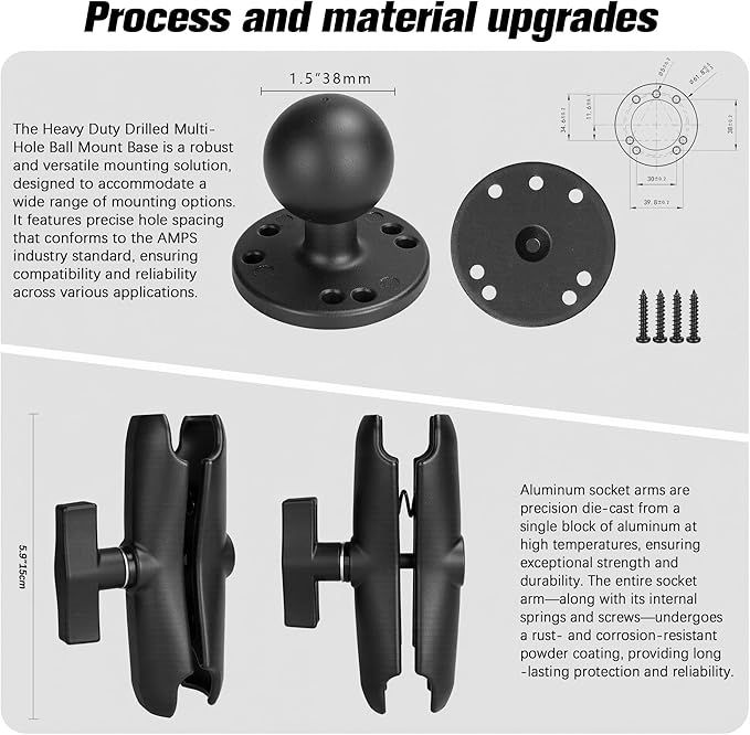 Aluminum Heavy Duty Tablet Mount - Image 6