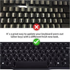 2PCS Korean Keyboard Stickers, Korean-English Keyboard Letters Replacement - Image 5