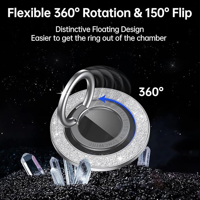 Syncwire Magnetic Phone Grip for MagSafe, Bling Magnetic Phone Ring Holder - Image 2