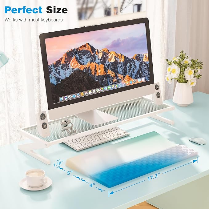 Ospelelf Ergonomic Keyboard Wrist Rest Pad Comfortable Keyboard Stand Riser - Image 6