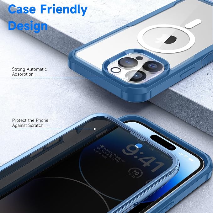 seacosmo for iPhone 14 Pro Max Case, Full Body Bumper - Image 8