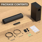 Sound Bars for Smart TV with Wired Subwoofer, 2.1 Deep Bass Small Soundbar Home - Image 6