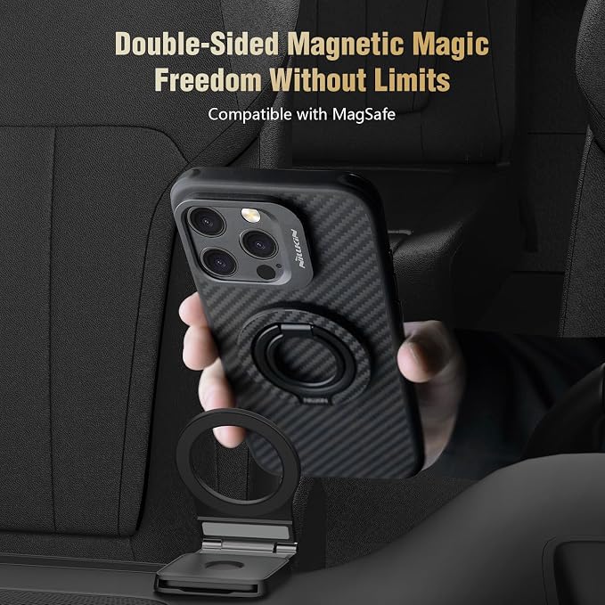 Nillkin FiberSnap for Magnetic Phone Ring Holder for MagSafe, Magnet Cell Phone - Image 3