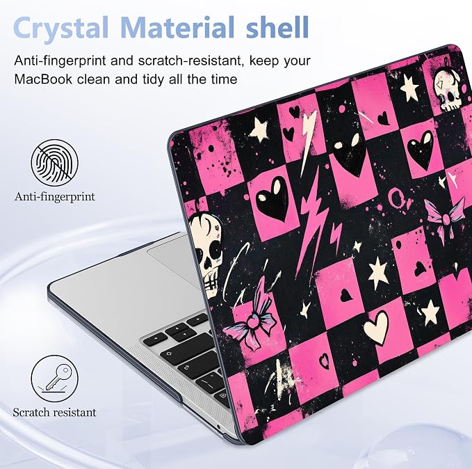 Case for MacBook Pro 13 inch with/Without Touch Bar, Hard Shell + Keyboard - Image 6