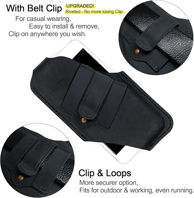 TobbinGear Leather Cell Phone Holster - Image 2