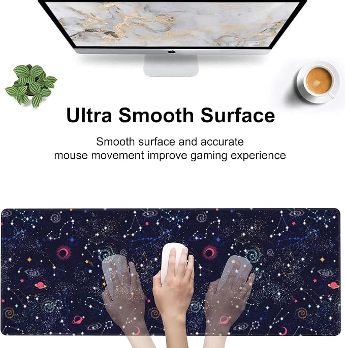 Space Galaxy Constellation Desk Mat, Large Milky Way Galaxy Space Gaming - Image 5