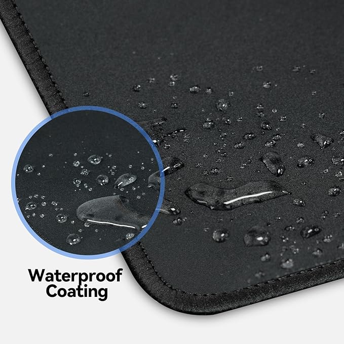 TECKNET 3 Pack Mouse Pad with Anti-fray Stitching, Waterproof Surface & - Image 3