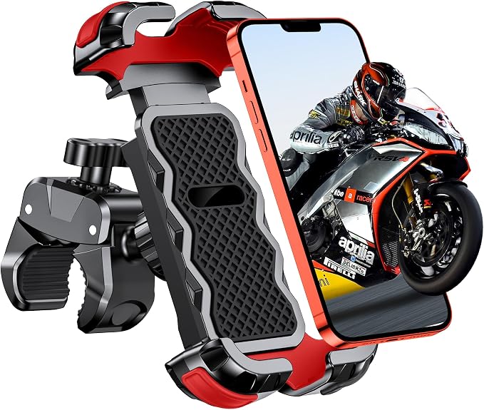 Motorcycle Phone Mount, Upgrade Bike Phone Mount, 360° Rotatable Phone Holder - Image 8