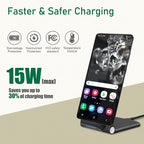 15W Wireless Charger Stand, Foldable Charging Station - Image 6