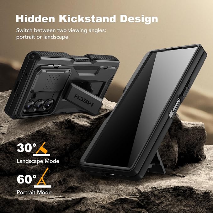 TONGATE for Z Fold 6 Case, Full-Body Military Drop Phone Case for Samsung - Image 6