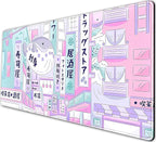 Pastel Tokyo Street Cute Desk Mat by LuckyCow