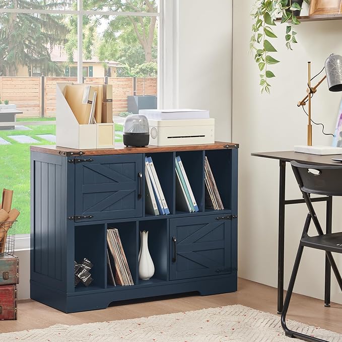 Large Record Player Stand with Vinyl Storage Up to 450 Albums, 39 Inch - Image 7