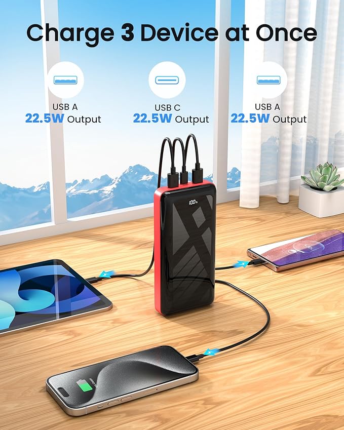 Portable Charger Power Bank 50000mAh, 22.5W Fast Charging Battery Pack - Image 4
