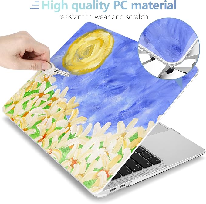 MEEgoodo for MacBook Air 13.3 inch Case 2021 2020 2019 2018 A2337 M1 A2179 A1932 - Image 3