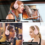 Uliptz Wireless Bluetooth Headphones, 65H Playtime, 6EQ Sound Modes, HiFi - Image 7
